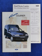Lade das Bild in den Galerie-Viewer, Ford Fiesta Courier Kombi Kastenwagen - Prospekt Brochure + Preisliste 02.1996
