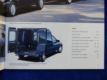 Lade das Bild in den Galerie-Viewer, Ford Fiesta Courier Kombi Kastenwagen - Prospekt Brochure + Preisliste 02.1996
