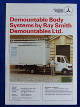 Lade das Bild in den Galerie-Viewer, Mercedes 307 D Demountable Body Systems - UK-Prospekt Brochure 80er England
