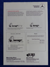 Lade das Bild in den Galerie-Viewer, Mercedes 307 D Demountable Body Systems - UK-Prospekt Brochure 80er England
