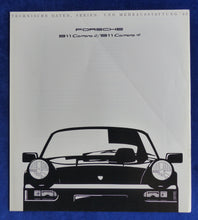 Lade das Bild in den Galerie-Viewer, Porsche 911 Carrera Typ 964 MJ 1990 - Prospekt Brochure + Daten 08.1989
