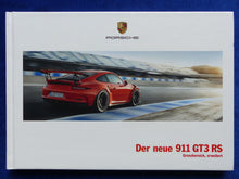 Lade das Bild in den Galerie-Viewer, Porsche 911 GT3 RS Typ 991 MJ 2016 - Hardcover Prospekt Brochure 03.2015
