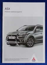 Lade das Bild in den Galerie-Viewer, Mitsubishi ASX Zubehör MJ 2020 - Prospekt Brochure + Preisliste 01.2020
