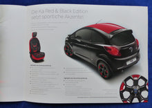 Lade das Bild in den Galerie-Viewer, Ford Ka Red &amp; Black Edition - Limited 1 of 350 - Prospekt Brochure 05.2015
