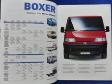 Lade das Bild in den Galerie-Viewer, Peugeot Boxer Kastenwagen Kombi Pritsche MJ 1997 - Prospekt Brochure 01.1997
