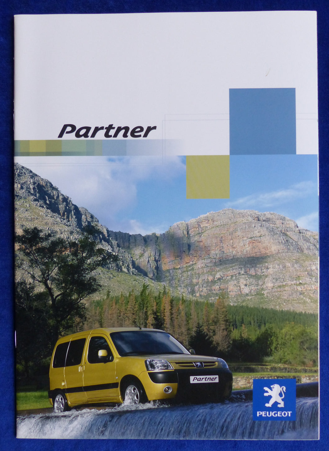 Peugeot Partner & Partner Escapade MJ 2003 - Prospekt Brochure 11.2002