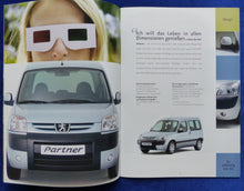Lade das Bild in den Galerie-Viewer, Peugeot Partner &amp; Partner Escapade MJ 2003 - Prospekt Brochure 11.2002

