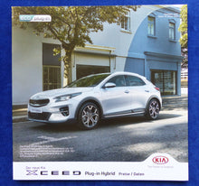 Lade das Bild in den Galerie-Viewer, Kia XCeed Plug-in Hybrid - Preisliste MJ 2020 - Prospekt Brochure 01.2020
