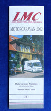 Lade das Bild in den Galerie-Viewer, LMC Liberty Reisemobile 2002 - Prospekt Brochure + Preisliste 08.2001
