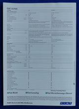 Lade das Bild in den Galerie-Viewer, Fiat Ulysse MJ 1995 - Prospekt Brochure 01.1995
