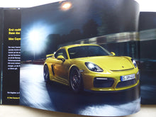 Lade das Bild in den Galerie-Viewer, Porsche Cayman GT4 Clubsport 981c MJ 2015 - Hardcover Prospekt Brochure 02.2015
