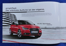 Lade das Bild in den Galerie-Viewer, Audi A1 Sportback amplified advanced Edition MJ 2014 - Prospekt Brochure 04.2013
