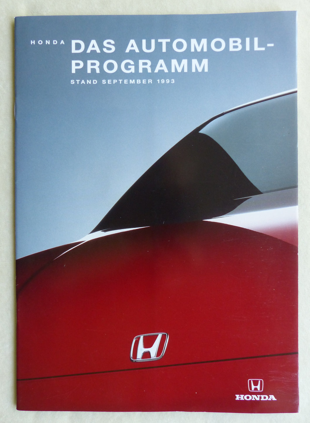 Honda Programm 1994 - Accord Civic CRX NSX Legend - Prospekt Brochure 09.1993