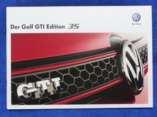 Lade das Bild in den Galerie-Viewer, VW Golf GTI Edition 35 MJ 2012 - Prospekt Brochure 02.2012
