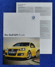 Lade das Bild in den Galerie-Viewer, VW Golf GTI Pirelli Edition MJ 2008 - Prospekt Brochure + Preisliste 11.2007
