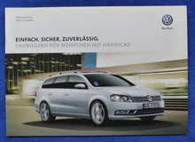 Lade das Bild in den Galerie-Viewer, VW Fahrhilfen für Behinderte - Passat Golf Tiguan - Prospekt Brochure 09.2012
