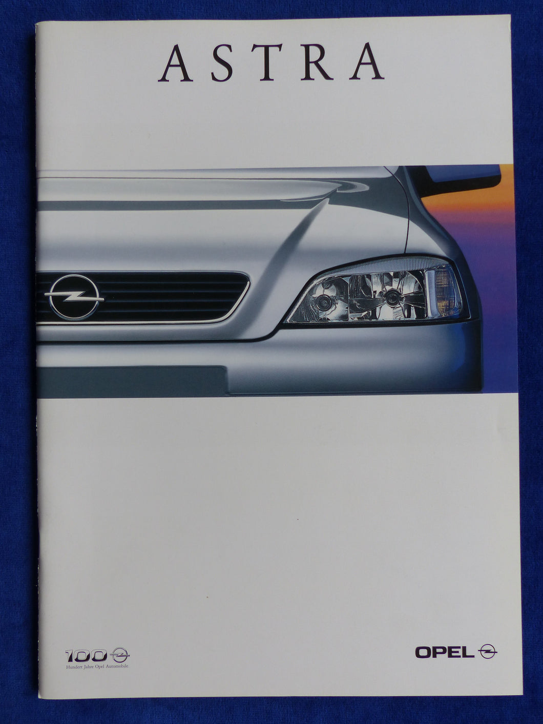 Opel Astra 5-Türer 3-Türer Caravan MJ 1999 - Prospekt Brochure 02.1999