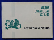 Lade das Bild in den Galerie-Viewer, Vauxhall Victor Estate Car VX 4/90 MJ 1964 - Betriebsanleitung Handbuch 12.1963

