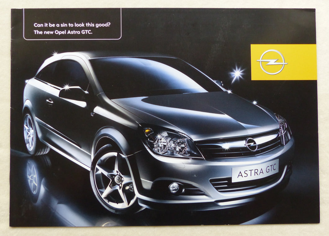 Opel Astra GTC MY 2005 - Prospekt Brochure 08.2004 Frankreich englisch