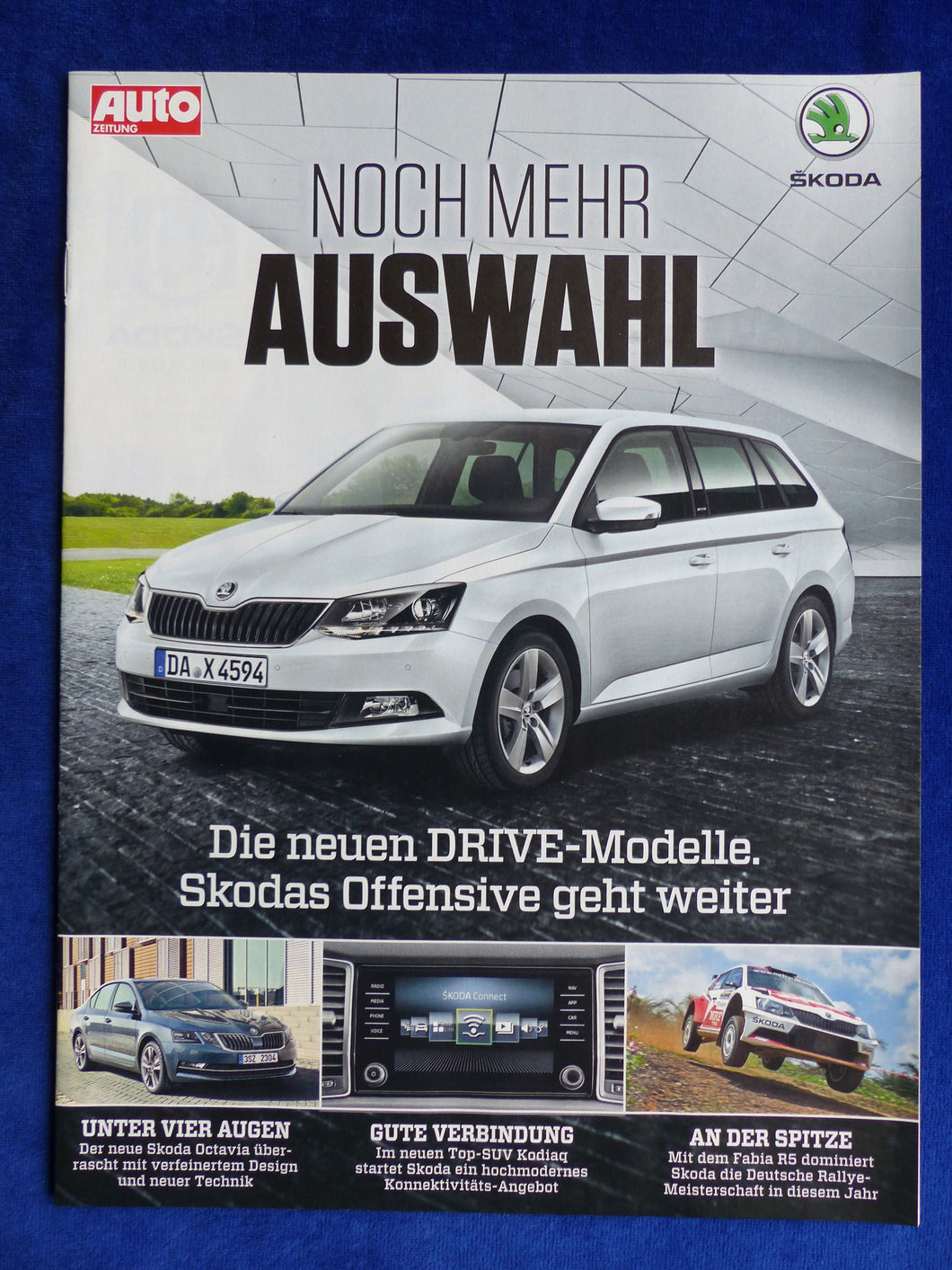 Skoda Drive Sondermodelle Kodiaq Fabia Yeti - Sonderdruck AutoZeitung 1/2017
