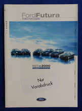 Lade das Bild in den Galerie-Viewer, Ford Futura Edition Fiesta Puma Focus Cougar MJ 2000 - Preview Prospekt 11.1999
