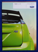 Lade das Bild in den Galerie-Viewer, Ford Focus RS MJ 2009 - Prospekt Brochure 12.2008
