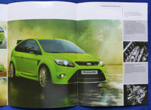 Lade das Bild in den Galerie-Viewer, Ford Focus RS MJ 2009 - Prospekt Brochure 12.2008
