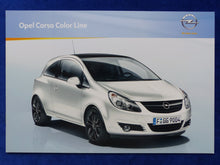 Lade das Bild in den Galerie-Viewer, Opel Corsa Color Line Sondermodell MJ 2011 - Prospekt Brochure 05.2010
