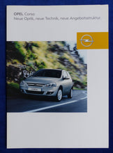 Lade das Bild in den Galerie-Viewer, Opel Corsa MJ 2004 - Preview Prospekt Brochure 07.2003
