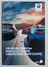 Lade das Bild in den Galerie-Viewer, BMW 4er Modelle Coupe Cabrio Gran Coupe MJ 2017 - Prospekt Brochure 01.2017
