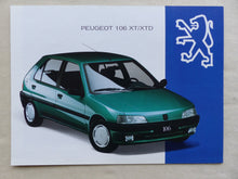 Lade das Bild in den Galerie-Viewer, Peugeot 106 XT MJ 1994 - Prospekt Brochure 07.1993
