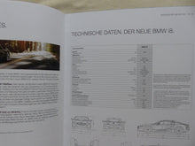 Lade das Bild in den Galerie-Viewer, BMW i8 Hybrid MJ 2015 - Hardcover Prospekt Brochure + Preisliste 07.2014
