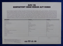 Lade das Bild in den Galerie-Viewer, Alfa Romeo 146 T. Spark 16V MJ 1999 - Prospekt Brochure 03.1999 Polen polnisch
