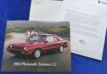 Lade das Bild in den Galerie-Viewer, Plymouth 1982 Turismo 2.2 Dealer-Information - US-Prospekt Brochure 02.1982 USA
