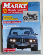 Lade das Bild in den Galerie-Viewer, Oldtimer Markt Heft 7/1992 - Tatra 603 Mille Miglia BMW Simca Yamaha Arrow Soyer
