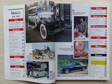 Lade das Bild in den Galerie-Viewer, Oldtimer Markt Heft 7/1992 - Tatra 603 Mille Miglia BMW Simca Yamaha Arrow Soyer
