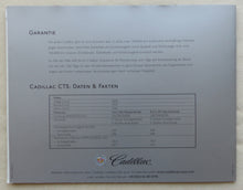 Lade das Bild in den Galerie-Viewer, Cadillac CTS - Prospekt Brochure 2003 deutsch
