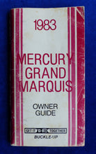 Lade das Bild in den Galerie-Viewer, Mercury 1983 Grand Marquis - US-Betriebsanleitung Owner Guide 11.1982 USA
