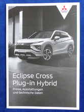 Lade das Bild in den Galerie-Viewer, Mitsubishi Eclipse Cross Plug-in Hybrid MJ 2021 - Prospekt + Preisliste 01.2021
