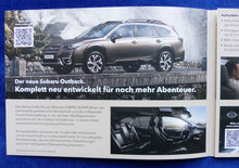 Lade das Bild in den Galerie-Viewer, Subaru Outback MJ 2022 - Preview Prospekt Brochure 04.2021
