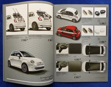 Lade das Bild in den Galerie-Viewer, Fiat Zubehör - 124 Spider 500 Panda Fullback MJ 2018 - Prospekt Brochure 10.2017
