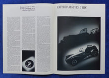 Lade das Bild in den Galerie-Viewer, Caterham Super 7 HPC - Sonderdruck Reprint Car Magazine 11.1990 England englisch
