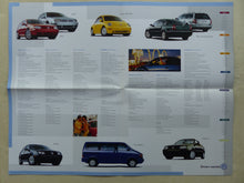 Lade das Bild in den Galerie-Viewer, VW 2001 Golf GTI Beetle Passat EuroVan - Poster US-Prospekt Brochure 2000 USA
