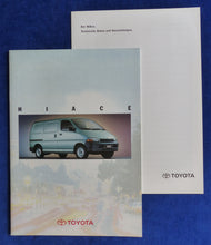 Lade das Bild in den Galerie-Viewer, Toyota HiAce Combi Kasten MJ 1996 - Prospekt Brochure + Technische Daten 12.1995
