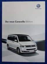 Lade das Bild in den Galerie-Viewer, VW Bus T5 Caravelle Edition MJ 2014 - Prospekt Brochure 11.2013
