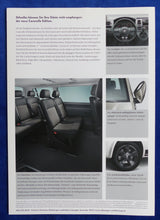 Lade das Bild in den Galerie-Viewer, VW Bus T5 Caravelle Edition MJ 2014 - Prospekt Brochure 11.2013
