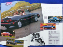 Lade das Bild in den Galerie-Viewer, Chevrolet 1993 Camaro Cavalier Beretta Lumina - US-Prospekt Brochure 1992 USA
