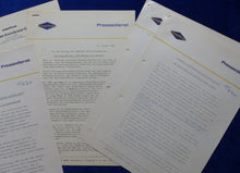 Lade das Bild in den Galerie-Viewer, Goodyear Polyester-Reifen G8 Zweilagen Neothane Reifen - Presseinformation 1967
