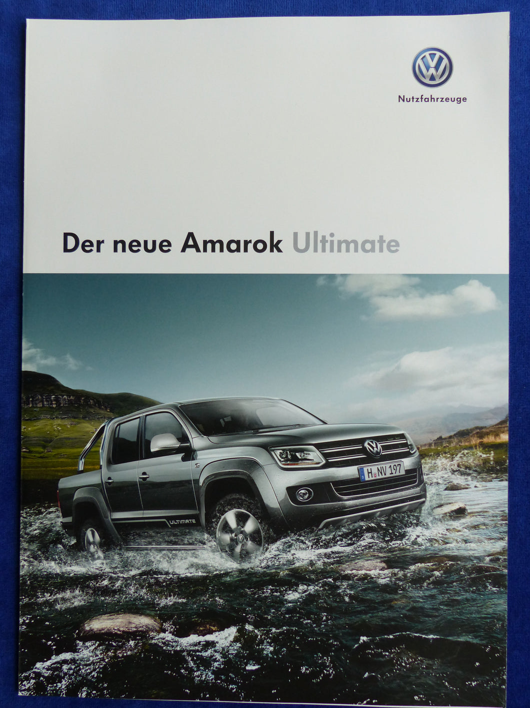 VW Amarok Ultimate Sondermodell MJ 2015 - Prospekt Brochure 07.2014