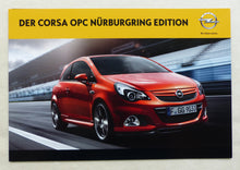 Lade das Bild in den Galerie-Viewer, Opel Corsa OPC Nürburgring Edition MJ 2012 - Hochglanz Prospekt Brochure 08.2011
